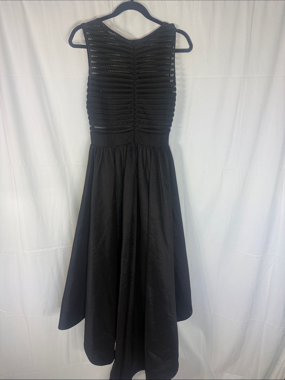 BETSY & ADAM BLACK HIGH-LOW COCKTAIL DRESS SZ 6 - Picture 7 of 10